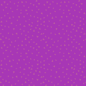 Fantasticats Y4348-122M Dark Orchid Metallic by Laurel Burch for Clothworks