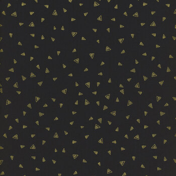 Fantasticats Y4348-3M Black Metallic by Laurel Burch for Clothworks, Image