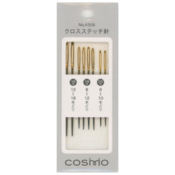 COSMO Cross Stitch Needles - Sizes 16-20 - 8ct, Image