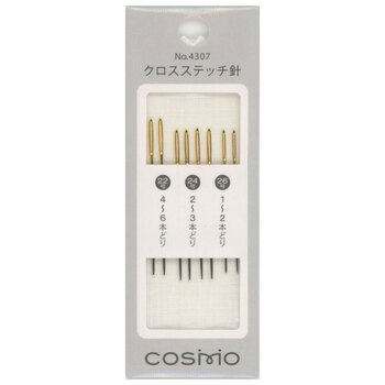 COSMO Cross Stitch Needles - Sizes 22-26 - 8ct, Image