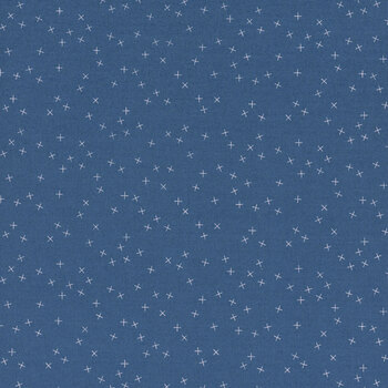 Crisscross A-1345-B2 Blue Suede by Andover Fabrics, Image