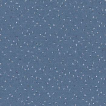 Crisscross A-1345-B1 Bluestone by Andover Fabrics, Image