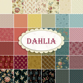 Dahlia  37 FQ Set by Edyta Sitar for Andover Fabrics, Image