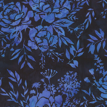 Bali Batiks - Bet on Blue W2578-17 Cobalt by Hoffman Fabrics, Image