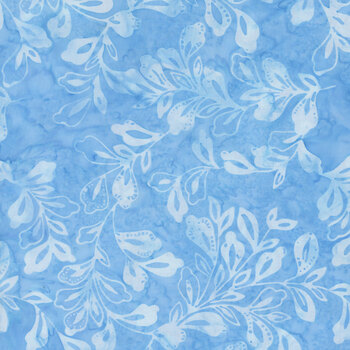 Bali Batiks - Bet on Blue W2583-1 Azure by Hoffman Fabrics, Image