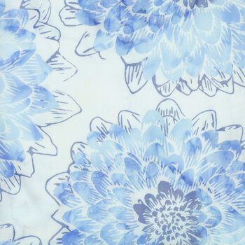 Bali Batiks - Bet on Blue W2576-203 H2O by Hoffman Fabrics