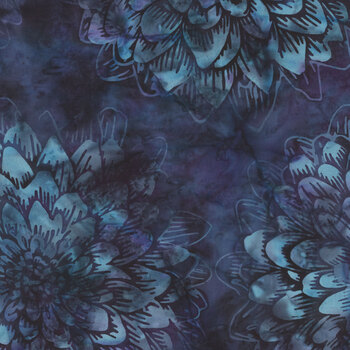 Bali Batiks - Oceanic Adventure W2576-40 Iris by Hoffman Fabrics, Image