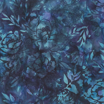 Bali Batiks - Oceanic Adventure W2578-40 Iris by Hoffman Fabrics, Image