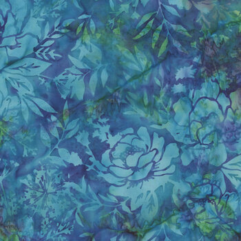 Bali Batiks - Oceanic Adventure W2578-73 Ocean by Hoffman Fabrics, Image