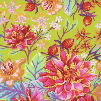 Untamed PWTP234.MOONBEAM by Tula Pink for FreeSpirit Fabrics, Image