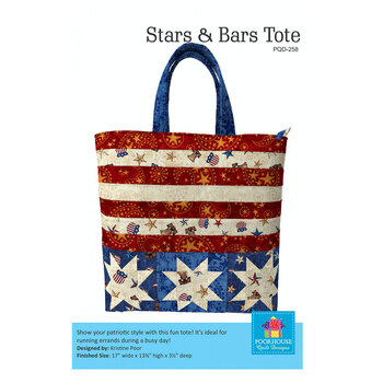 Stars & Bars Tote Pattern, Image