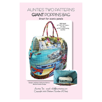 Giant Poppins Bag Pattern - Includes Stays, Image