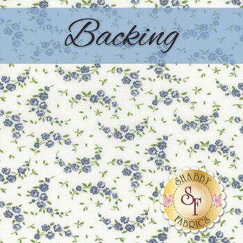  Patchwork Sentiments Quilt - Shoreline - Backing 3yds, Image