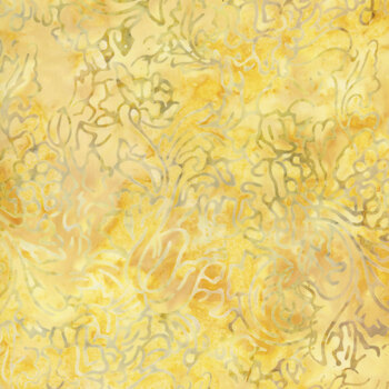 Malam Batiks IV 2981-003 Lemon by RJR Fabrics, Image