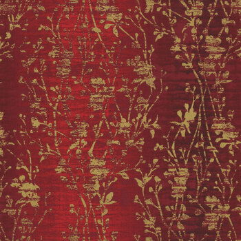 Shiny Objects Holiday Twinkle 3022-005 Red Velvet Metallic by RJR Fabrics