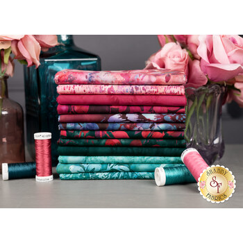Bali Batiks - Crown Jewels  12 FQ Set by Hoffman Fabrics, Image