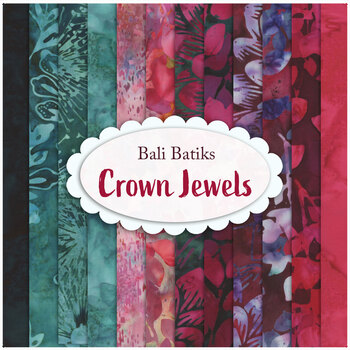 Bali Batiks - Crown Jewels  12 FQ Set by Hoffman Fabrics, Image