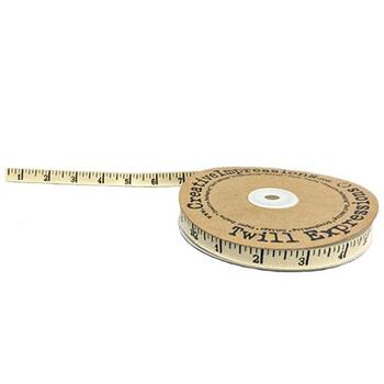 Antique Ruler Twill - White/Black - 25 yds