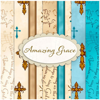 Amazing Grace  7 FQ Set by Quilting Treasures Fabrics