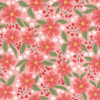 Love Blooms 5220-14 Blush by Lella Boutique for Moda Fabrics, Image