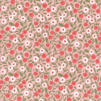 Love Blooms 5221-14 Blush by Lella Boutique for Moda Fabrics, Image