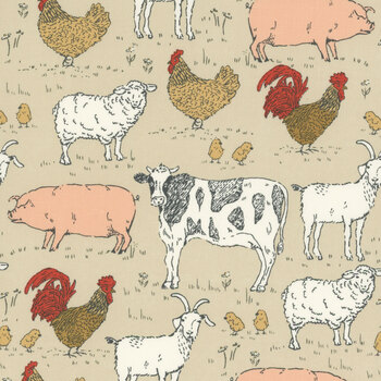 Farmstead 20903-12 Linen by Stacy Iest Hsu for Moda Fabrics