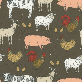 Farmstead 20903-16 Charcoal by Stacy Iest Hsu for Moda Fabrics