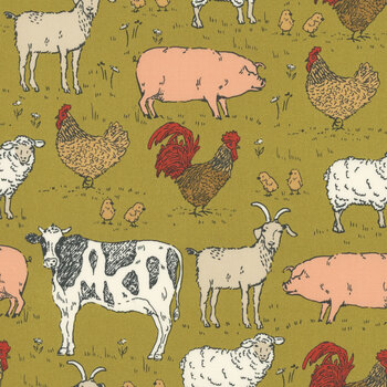 Farmstead 20903-19 Meadow by Stacy Iest Hsu for Moda Fabrics, Image