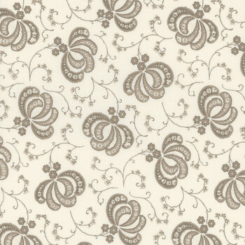 Hollyhocks & Roses 3051-17 Linen by Bunny Hill Designs for Moda Fabrics