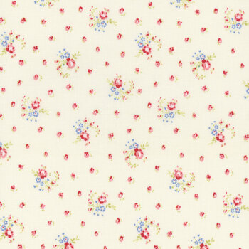 Hollyhocks & Roses 3052-11 Jasmine by Bunny Hill Designs for Moda Fabrics