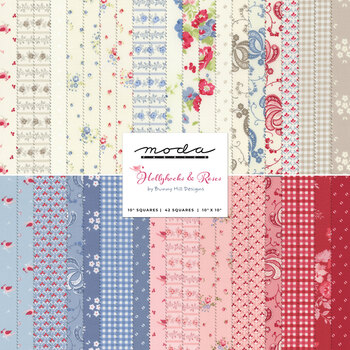 Hollyhocks & Roses  Layer Cake by Bunny Hill Designs for Moda Fabrics - RESERVE