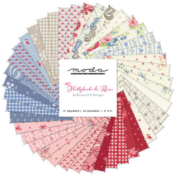 Hollyhocks & Roses  Charm Pack by Bunny Hill Designs for Moda Fabrics - RESERVE