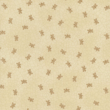 Bloom & Grow 7054-11 Linen Tan by Kathy Schmitz for Moda Fabrics, Image