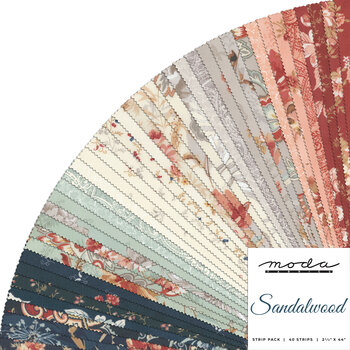 Sandalwood  Jelly Roll by 3 Sisters for Moda Fabrics, Image