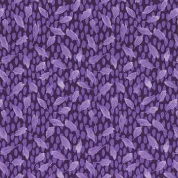 Plum Petals C15644-PURPLE by Diane Labombarbe for Riley Blake Designs, Image