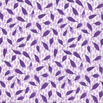 Plum Petals C15644-CLOUD by Diane Labombarbe for Riley Blake Designs, Image