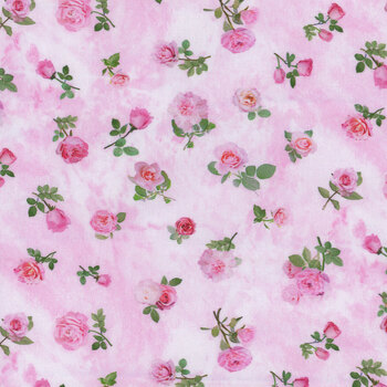 Bellerose ROSE-CD3145 PINK by Timeless Treasures Fabrics, Image