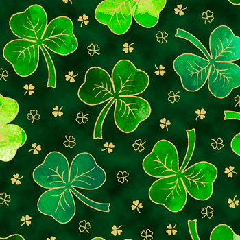 St. Paddy's Cheer 30822-F Forest by Quilting Treasures Fabrics