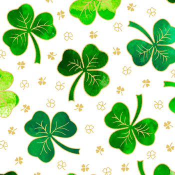 St. Paddy's Cheer 30822-Z White by Quilting Treasures Fabrics