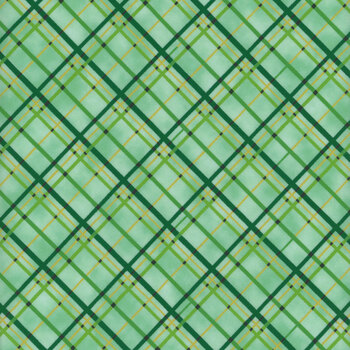 St. Paddy's Cheer 30824-H Mint by QT Fabrics, Image