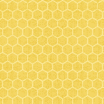 Sweet Bees 1769-44 Yellow by Barb Tourtillotte for Henry Glass Fabrics