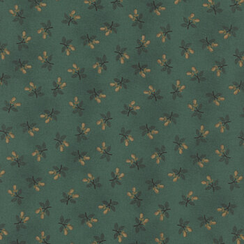 Scrap Basket Favorites 1507-77 Teal by Kim Diehl for Henry Glass Fabrics, Image