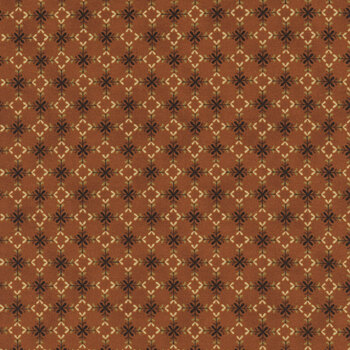 Scrap Basket Favorites 1522-30 Orange by Kim Diehl for Henry Glass Fabrics, Image