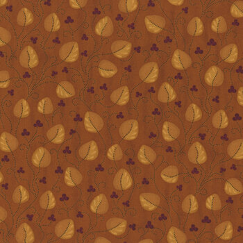 Scrap Basket Favorites 1523-30 Orange by Kim Diehl for Henry Glass Fabrics, Image