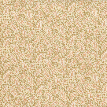 Scrap Basket Favorites 1532-40 Wheat by Kim Diehl for Henry Glass Fabrics, Image