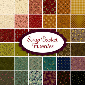 Scrap Basket Favorites  34 FQ Set by Kim Diehl for Henry Glass Fabrics, Image