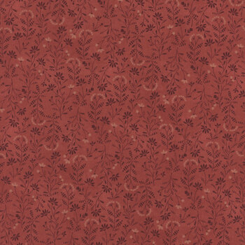 Flossie's Flowers 3371-88 Red by Janet Rae Nesbitt for Henry Glass Fabrics, Image