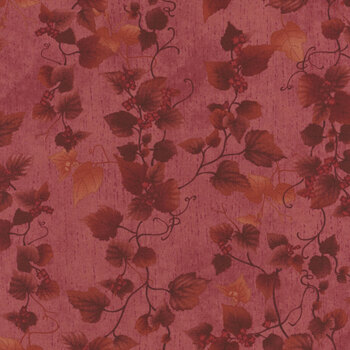 Flossie's Flowers 3375-88 Red by Janet Rae Nesbitt for Henry Glass Fabrics, Image