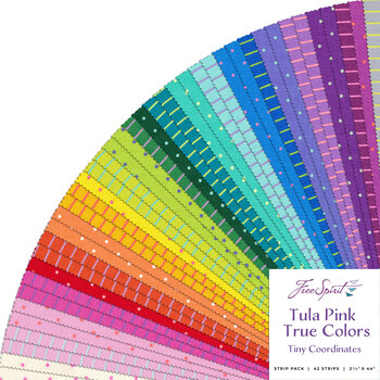 Tula Pink True Colors Tiny Coordinates  Design Roll by Tula Pink for FreeSpirit Fabrics, Image