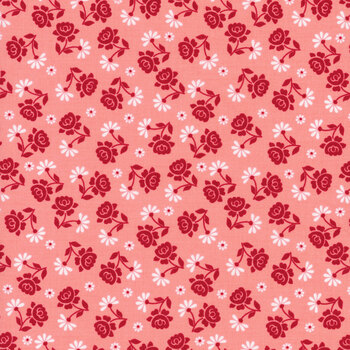 Granny Chic C8523-PINK Roses by Lori Holt for Riley Blake Designs, Image